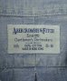画像2: 80'S ABERCROMBIE & FITCH コットン100% シャンブレー BDシャツ ブルー (VINTAGE) (2)