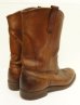 画像4: 80'S RED WING "プリント羽タグ" レザー ペコスブーツ ブラウン USA製 (VINTAGE) (4)