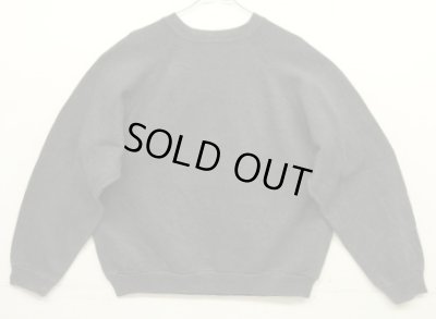 画像3: 90'S TULTEX ラグランスリーブ クルーネック スウェットシャツ チャコール USA製 (VINTAGE)