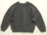 90'S TULTEX ラグランスリーブ クルーネック スウェットシャツ チャコール USA製 (VINTAGE)