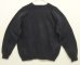 画像3: 90'S HANES ラグランスリーブ クルーネック スウェットシャツ ブラック USA製 (VINTAGE) (3)