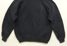 他の写真3: 90'S HANES ラグランスリーブ クルーネック スウェットシャツ ブラック USA製 (VINTAGE)