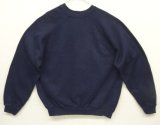 90'S TULTEX ラグランスリーブ クルーネック スウェットシャツ ネイビー USA製 (VINTAGE)