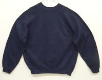 90'S TULTEX ラグランスリーブ クルーネック スウェットシャツ ネイビー USA製 (VINTAGE)