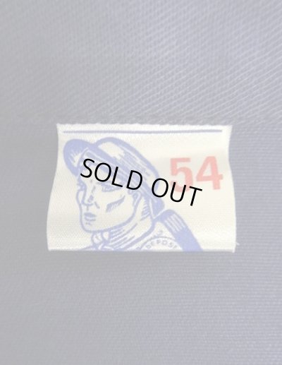 画像2: ユーロワーク 月桂樹ボタン カバーオール インディゴ (DEADSTOCK)