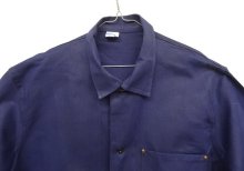 他の写真1: ユーロワーク 月桂樹ボタン カバーオール インディゴ (DEADSTOCK)