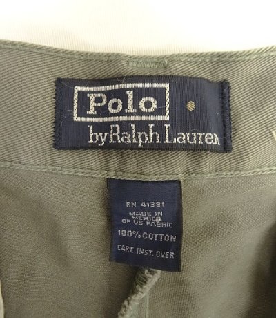 画像2: 90'S RALPH LAUREN "PHILIP PANT" ノープリーツ チノパンツ カーキ (VINTAGE)