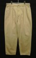 画像1: 90'S RALPH LAUREN "ANDREW PANT" ツープリーツ チノパンツ ベージュ (VINTAGE) (1)