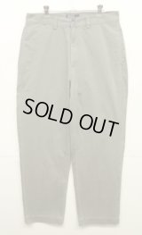 90'S RALPH LAUREN "PHILIP PANT" ノープリーツ チノパンツ カーキ (VINTAGE)