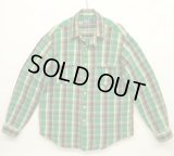 90'S RALPH LAUREN チンスト付き 長袖 フランネルシャツ チェック柄 (VINTAGE)