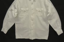 他の写真3: 90'S RALPH LAUREN "MUSTIQUE" 同色ジャガード ウエスタン ボックスシャツ ホワイト (VINTAGE)