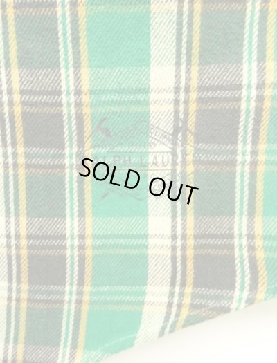画像3: 90'S RALPH LAUREN チンスト付き 長袖 フランネルシャツ チェック柄 (VINTAGE)