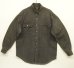 画像1: 90'S RRL 初期 三ツ星タグ メタルボタン デニム ワークシャツ ブラック (VINTAGE) (1)