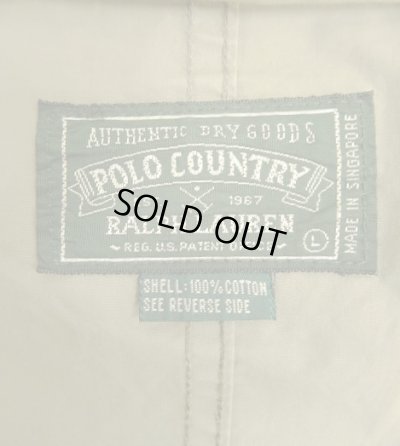 画像2: 90'S RALPH LAUREN "POLO COUNTRY" M-51 パーカー IDEALアルミジップ カーキ (VINTAGE)