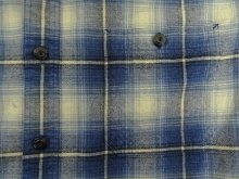 他の写真2: RALPH LAUREN "POLO COUNTRY" チンスト＆マチ付き 長袖 ワークシャツ オンブレチェック (USED)