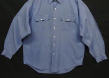他の写真3: 90'S RALPH LAUREN "BENFORD" シルク/コットン 長袖シャツ ブルー (VINTAGE)