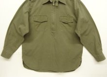 他の写真3: 90'S RRL 初期 三ツ星タグ チンスト＆マチ付き ハーフジップ ワークシャツ カーキ (VINTAGE)