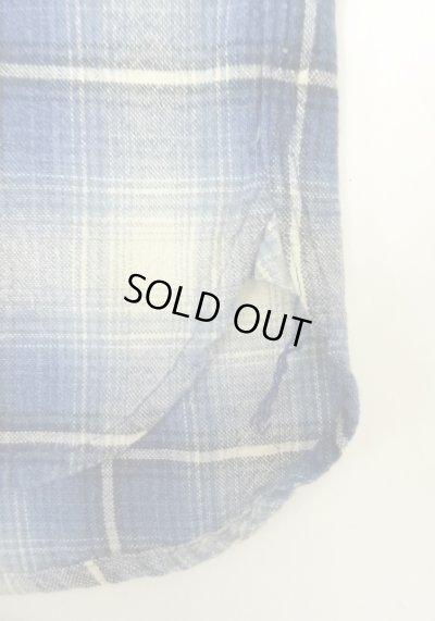 画像3: RALPH LAUREN "POLO COUNTRY" チンスト＆マチ付き 長袖 ワークシャツ オンブレチェック (USED)