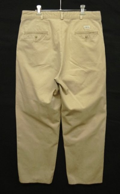 画像3: 90'S RALPH LAUREN "ANDREW PANT" ツープリーツ チノパンツ ベージュ (VINTAGE)