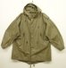 画像1: 90'S RALPH LAUREN "POLO COUNTRY" M-51 パーカー IDEALアルミジップ カーキ (VINTAGE) (1)