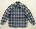 画像1: RALPH LAUREN "POLO COUNTRY" チンスト＆マチ付き 長袖 ワークシャツ オンブレチェック (USED) (1)