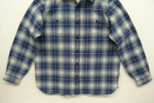 他の写真3: RALPH LAUREN "POLO COUNTRY" チンスト＆マチ付き 長袖 ワークシャツ オンブレチェック (USED)