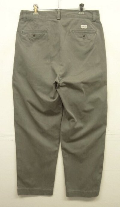 画像4: 90'S RALPH LAUREN "PHILIP PANT" ノープリーツ チノパンツ カーキ (VINTAGE)