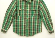 他の写真3: 90'S RALPH LAUREN チンスト付き 長袖 フランネルシャツ チェック柄 (VINTAGE)