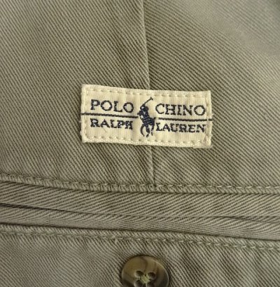画像5: 90'S RALPH LAUREN "PHILIP PANT" ノープリーツ チノパンツ カーキ (VINTAGE)