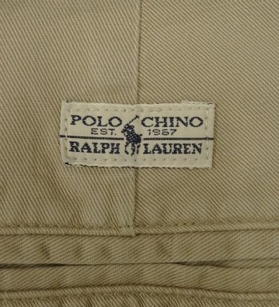 画像4: 90'S RALPH LAUREN "ANDREW PANT" ツープリーツ チノパンツ ベージュ (VINTAGE)