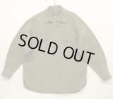 90'S RRL 初期 三ツ星タグ チンスト＆マチ付き ハーフジップ ワークシャツ カーキ (VINTAGE)