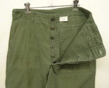 他の写真1: 70'S アメリカ軍 US ARMY "OG107" コットンサテン ベイカーパンツ W34L29 (VINTAGE)