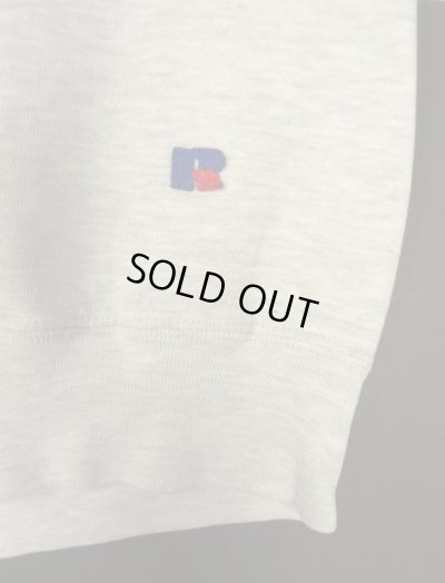 画像3: 90'S RUSSELL ATHLETIC "HIGH COTTON" 前Vガゼット付き クルーネック スウェットシャツ アッシュグレー USA製 (VINTAGE)