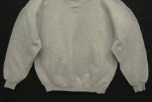 他の写真3: 90'S RUSSELL ATHLETIC 前Vガゼット付き クルーネック スウェットシャツ ヘザーグレー USA製 (VINTAGE)