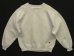 画像1: 90'S RUSSELL ATHLETIC "HIGH COTTON" 前Vガゼット付き クルーネック スウェットシャツ アッシュグレー USA製 (VINTAGE) (1)