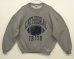 画像1: 90'S RUSSELL ATHLETIC 前Vガゼット付き プリント入り クルーネック スウェットシャツ ダークグレー USA製 (VINTAGE) (1)
