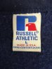 画像2: 90'S RUSSELL ATHLETIC スウェット カーディガン ネイビー USA製 (VINTAGE) (2)