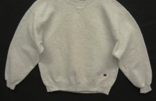 他の写真3: 90'S RUSSELL ATHLETIC "HIGH COTTON" 前Vガゼット付き クルーネック スウェットシャツ アッシュグレー USA製 (VINTAGE)