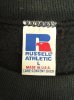 画像2: 90'S RUSSELL ATHLETIC 前Vガゼット付き ロゴ刺繍 クルーネック スウェットシャツ ブラック USA製 (VINTAGE) (2)