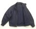 画像4: 70'S UNKNOWN 背面プリーツ ドリズラージャケット ネイビー TALONジップ (VINTAGE) (4)