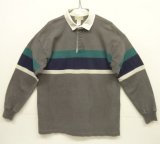 80'S LL Bean 脇の下ガゼット付き ラガーシャツ USA製 (VINTAGE)