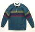 画像1: 80'S LL Bean 脇の下ガゼット付き ラガーシャツ USA製 (VINTAGE) (1)