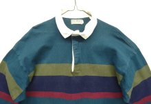 他の写真1: 80'S LL Bean 脇の下ガゼット付き ラガーシャツ USA製 (VINTAGE)