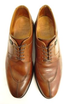 他の写真1: PARABOOT "AVIGNON" レザー Uチップシューズ ブラウン フランス製 (USED)