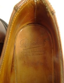 他の写真2: PARABOOT "AVIGNON" レザー Uチップシューズ ブラウン フランス製 (USED)