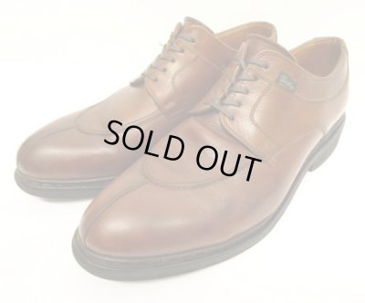 画像1: PARABOOT "AVIGNON" レザー Uチップシューズ ブラウン フランス製 (USED)