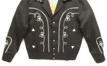 他の写真3: H BAR C "BOLERO JACKET" ショート丈 ウエスタンジャケット ブラック/ホワイト刺繍 (NEW)