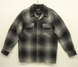 00'S PENDLETON "BOARD SHIRT" ウール オープンカラーシャツ オンブレチェック (MINT CONDITION)