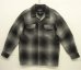 画像1: 00'S PENDLETON "BOARD SHIRT" ウール オープンカラーシャツ オンブレチェック (MINT CONDITION) (1)