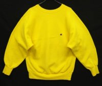 90'S CHAMPION 刺繍タグ リバースウィーブ イエロー USA製 (VINTAGE)